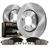 Power Stop Front Stock Replacement Brake Pad and Rotor Kit KOE7022