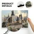 thumbnail image 6 of ADALE Harry Potter Hogwarts Castle Poster Mural Artwork Canvas Painting Poster Wall Art Room Decor Framed 8x10 Inch, 6 of 6