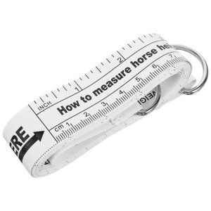 FRCOLOR horse measuring tape Horse Tape Measure Farm Measuring Tape for Horse Livestock Measure Tape Reusable Tape Measure,98.43"X0.91"X0.04"