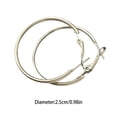 thumbnail image 3 of Pendientes de aro grande de acero Sonducket para niña, 3 of 6