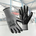 thumbnail image 2 of 12 pairs Pack QEAR Nitrile Rubber Palm Coated Work Safety Gloves, LightWeight, Multi-Function Job Handling Use,Medium, 2 of 6