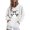 D-White, variant on QINGFSAP Womens Spooky Halloween Hoodie Drawstring Long Sleeve Pullover Top Kangaroo Pocket Gothic Ghost Print Loose