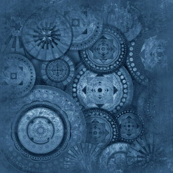 Marmont Hill - "Geared Connections" Painting Print on Wrapped Canvas
