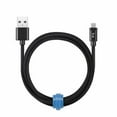 thumbnail image 1 of Blu Element Braided Charge/Sync USB-C to USB-A Cable 4ft Black, 1 of 5