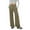 *Khaki, variant on ClodeEU Women's Straight Leg Pants，Baggy Mid Waist Drawstring Trousers，Casual Solid Pants with Pockets Blue,Womens Plus L