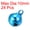 Lake Blue, variant on Jingle Bells, 1/2inch 24pcs Small Craft Bells for DIY Holiday Decoration, Musical Party, Home, Festival, Red