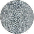 thumbnail image 2 of Jill Zarin Outdoor Collection Area Rug - Cape Town (7' 10" Round Blue/Olive), 2 of 8