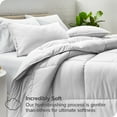 thumbnail image 2 of Bare Home Goose Down Alternative Comforter Set - 3 Piece Set - King/Cal King, Cloud Gray, 2 of 7