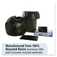 thumbnail image 2 of Total Recycled Content Plastic Trash Bags, 30 Gal, 1.3 Mil, 30" X 39", Brown/black, 100/carton | Bundle of 2 Cartons, 2 of 5