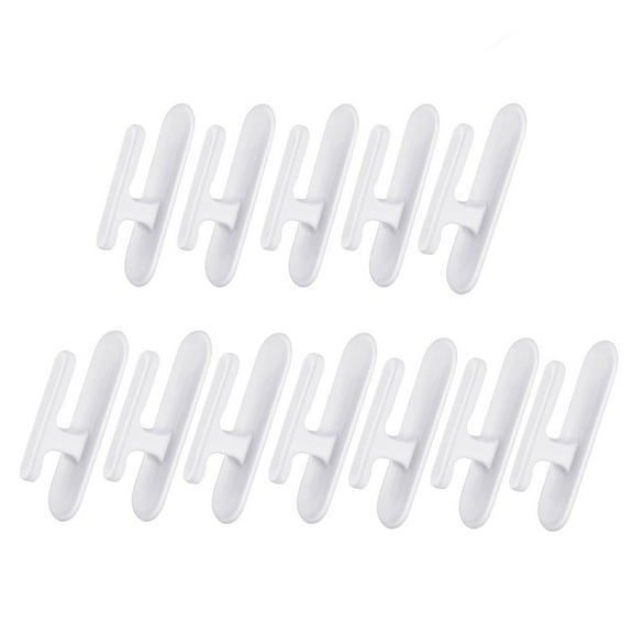 Easy-to-Install Wall-Mounted Curtain Cord Holder Kits Self-Adhesive Hooks for Efficient Curtain String Organization