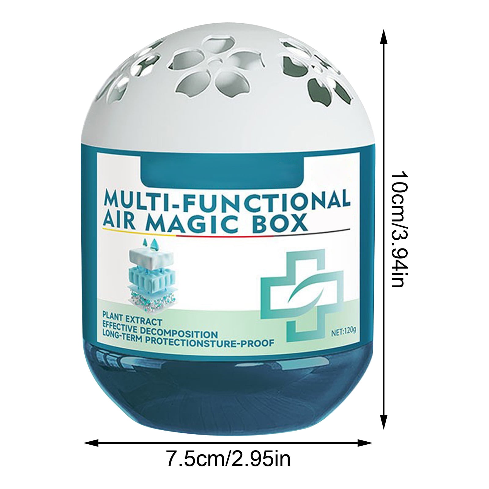 2PC Indoor Air Purification Dust Removal Magic Box - Air Magic Box - Long-Lasting Freshness Dust Removal Box, Dust Removal & Fresh Air for Any Room