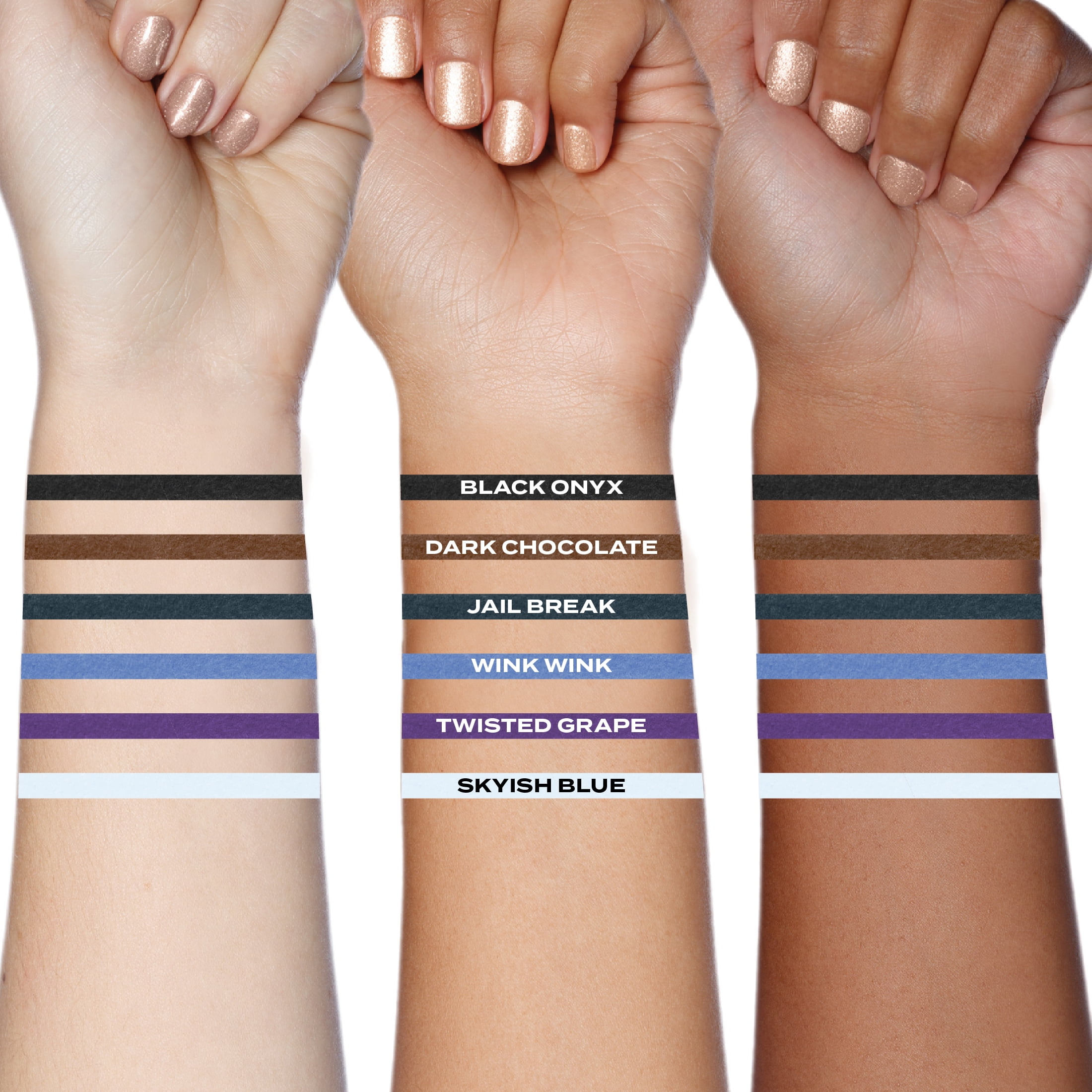 Hard Candy Party Lines Gel Eyeliner, Pencil Liner, 12HR Waterline Safe, Skyish Blue, Matte Baby Blue
