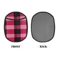 thumbnail image 3 of Multi-Functional Oven Silicone Pot Pad 7.5×9.4in Anti-Slip Heat-Insulating Pad Baking Gloves Heat-Resistant Cotton Layer 1 Pc Hotpink Buffalo Plaid Check Tartan Scotland_1, 3 of 7