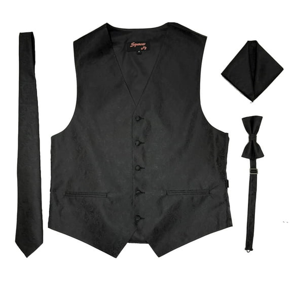 Imperial Black Men's Vest Spencer J's - 2XL