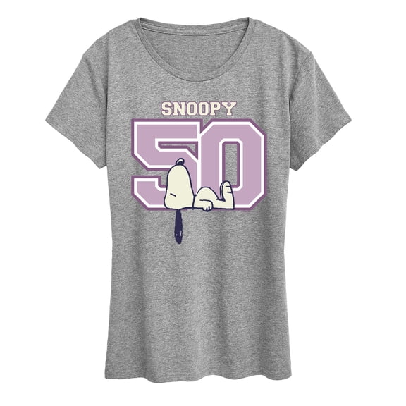 Peanuts - Snoopy 50 - Women's Short Sleeve Graphic T-Shirt