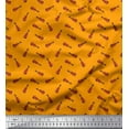 thumbnail image 1 of Soimoi Rayon Fabric Guitar Musical Instrument Decor Fabric Printed Yard 42 Inch Wide, 1 of 3