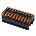 thumbnail image 2 of Presione El Conector Del Bloque De Terminales De Cableado Rápido Para Cables De 0,2,4 Mm², Peso Ligero, Material De PC Seguro, Ideal Para Profesionales, Fácil De Realizar, 2 of 7