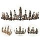 thumbnail image 4 of 1 corona de cristal estilo barroco con encanto para el pelo (negra), 4 of 4