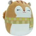 thumbnail image 2 of Squishmallows Official Kellytoys 16" Plush - Harvest Squad Orange with Plaid Scarf Squirrel - Erin, 2 of 5
