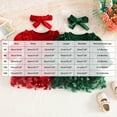 thumbnail image 4 of Pandaie Toddler Baby Girls Christmas Velvet Dress Butterfly Puff Sleeve Outfit 3M 6M 9M 12M 18M with Bow Headband Red,12-18 Months, 4 of 8