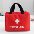thumbnail image 1 of Bolsa De Emergencia Botiquín de primeros auxilios, bolso de mano ligero de emergencia para senderismo, escalada (rojo), 1 of 6