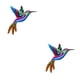 thumbnail image 4 of Naiovety Colgador colgante de colibrí de hierro forjado, colgador de decoración Universal para el hogar, arte de dormitorio, pájaros Azul 2Conjunto, 4 of 6