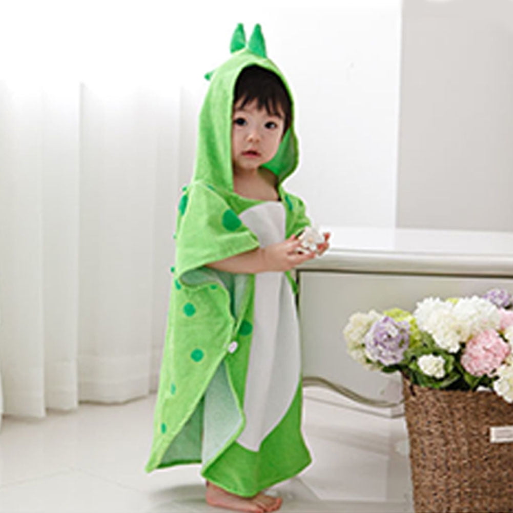 Cartoon Hooded Baby Towel,Soft Cotton Baby Bath Towel Beach Towel