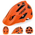 thumbnail image 2 of BATFOX-casco de ciclismo para hombre y mujer, protector de cabeza para bicicleta de montaña y carretera, moldeado integralmente, color naranja, 2023 Fivean Cascos de ciclismo, 2 of 2