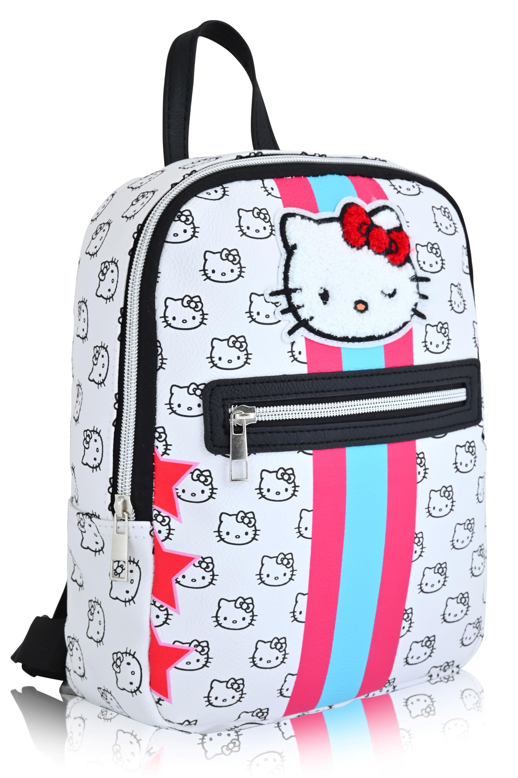 Sanrio Hello Kitty Backpack for Women, Men, Unisex Cute PU Leather 10" Hello  Kitty Mini Backpack Purse Shoulder Purse Hello Kitty Bag and Hello Kitty  Accessories - Walmart.com