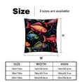 thumbnail image 5 of Fish Luxurious Velvet Throw Pillow Covers with Unique Patterns - Set of 2 Pillow Covers and Inserts, 16x16, 18x18, 20x20 Inches for All Occasions, 5 of 6