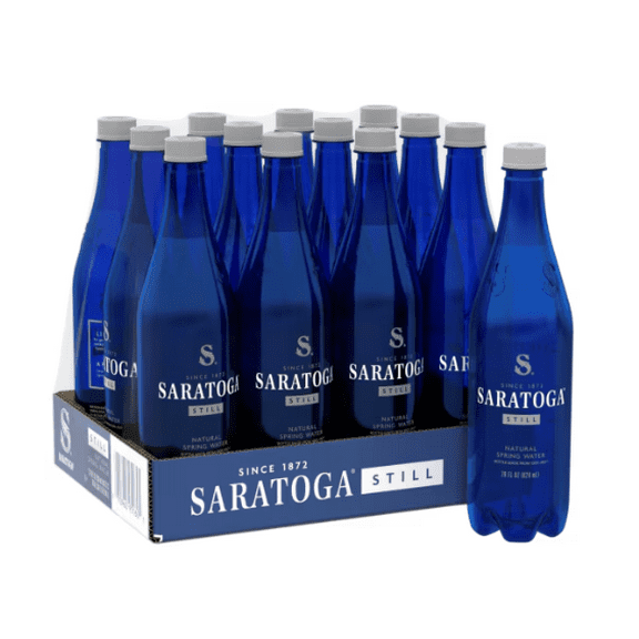 Saratoga® Natural Spring Water 28 Fl Oz Plastic Bottle (12 Pack)