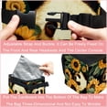 thumbnail image 4 of Panda Sunflower Foldable, with Lid, Leak-Proof, Hanging Storage Bag Car Trash Can Garbage Bin, 4 of 6