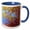 Blue/White, variant on 3drose, Florida Mangrove Trees Have Their Roots Above Ground, 11oz Two-tone Blue Mug