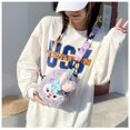 thumbnail image 1 of Sanrio-Bolso de hombro de felpa Kawaii para mujer, bandolera de dibujos animados, ligero y pequeño, Kuromi Cinnamoroll Fivean unisex, 1 of 2
