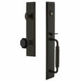 thumbnail image 4 of Grandeur Carre Single Cylinder Handleset with C Grip and Lyon Knob, 4 of 5
