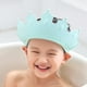 thumbnail image 3 of Gorro de de bebé redimensionable, gorro de champú suave, gorro de protección para el cabello con para niños y niñas, de 0 , verde CUTICAT Sombrero de protección para el cabello de lavado, 3 of 7