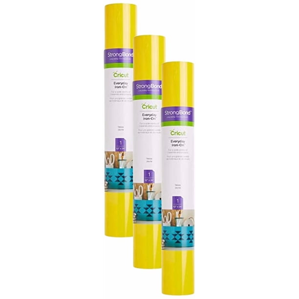 Vinil Termotransferível Cricut Everyday Iron On Amarillo 6m