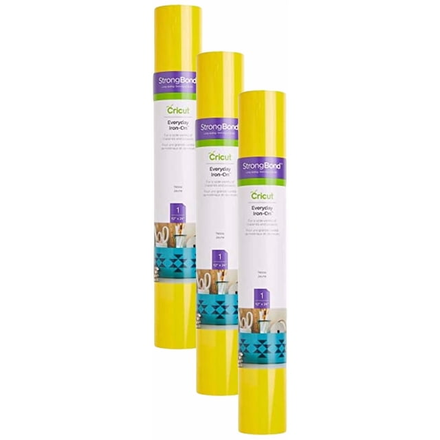Vinil Termotransferível Cricut Everyday Iron On Amarillo 6m