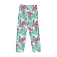 thumbnail image 4 of Kdxio Flamingo Print Men's Sleep Pajama Pant Lounge Pants with Pockets, 4 of 8