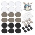 thumbnail image 2 of 18Pcs Drum Dampeners Gel Pads Silicone Drum Silencers 3 Colors Drum Dampening Pads Drum Mute Pads f, 2 of 5