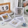1 Set 10Pcs 2 Styles Plastic 3D Film Floating Frame Displays Cases ...