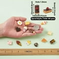 thumbnail image 3 of EOEMY 44Pc Imitation Food Resin Pendants Ice-Cream Biscuits Cute Dangle Charms 17~31mm, 3 of 7