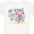 thumbnail image 4 of Inktastic My Nonna Loves Me- Cute Dragonfly Boys or Girls Long Sleeve Baby Bodysuit, 4 of 5