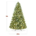 thumbnail image 3 of Best Choice Products 9ft Pre-Lit Frosted Scotch Pine Christmas Tree w/ 2,020 Branch Tips, 600 2-in-1 LED Lights, 3 of 10