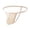 Beige, variant on Men's Low Rise Backless Thong Briefs Comfort Stretch Underwear for Daily Wear