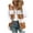 Brown, variant on Womens Fuzzy Fleece Vest Cozy Sleeveless Winter Warm Vests with Pocket Zip Up Hooded Waistcoat Outerwear Olive Green