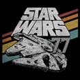 thumbnail image 2 of Boys Star Wars Retro 77 Millennium Falcon Stripes T Shirt, 2 of 5