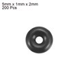 thumbnail image 2 of Juntas de goma de anillo O universal negras 5mm x 2mm 200pcs, 2 of 5