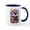 White/Navy Inside, variant on CafePress - Winston Churchill Mug - 11 oz Ceramic Mug - Novelty Coffee Tea Cup