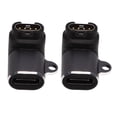 thumbnail image 4 of Type C Adapter, 2pcs Alloy Shell USB C Adapter Professional  For Smart Watch, 4 of 8